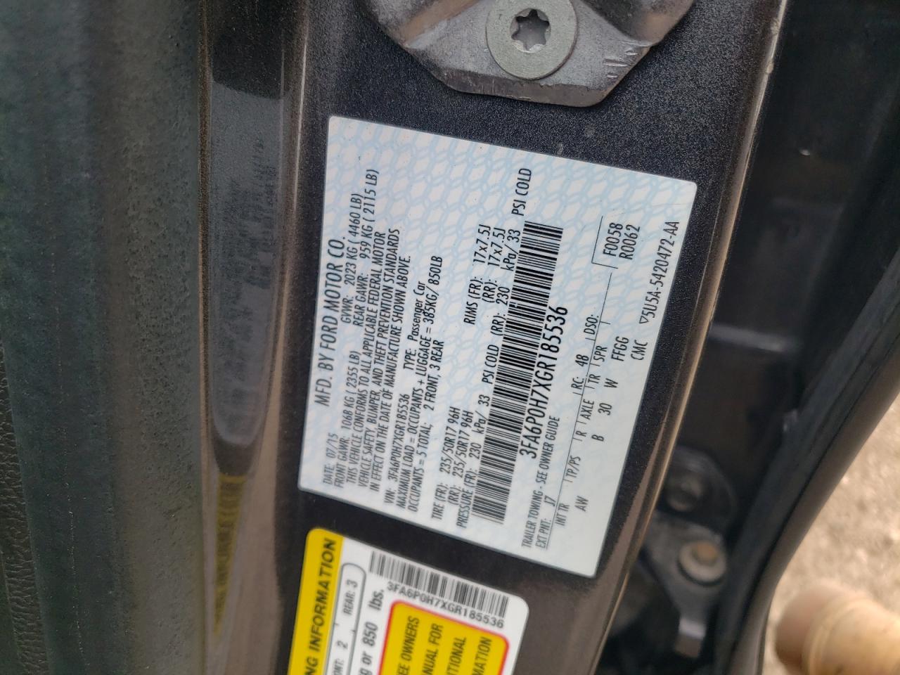 Ford Fusion Se