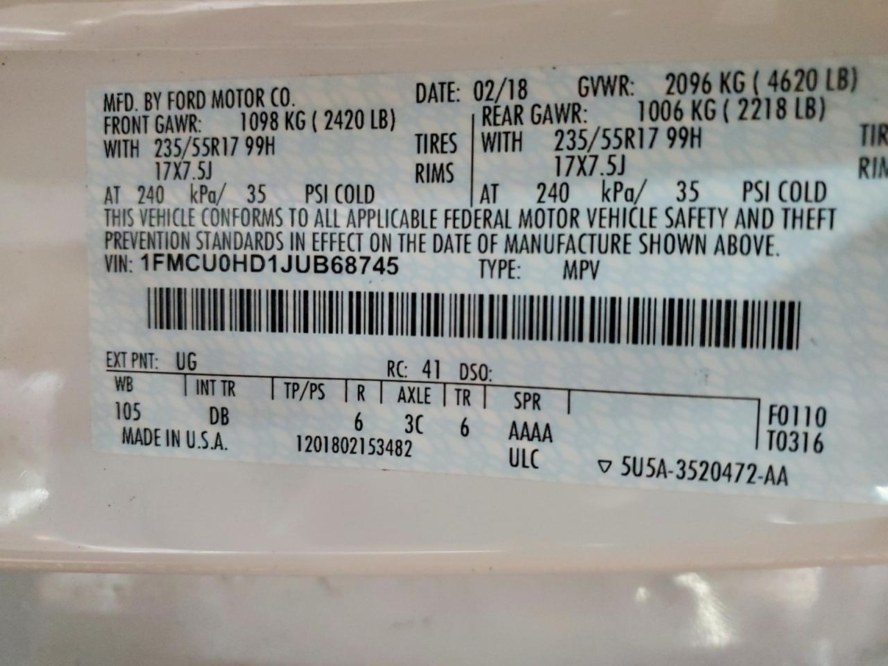 Ford Escape Sel