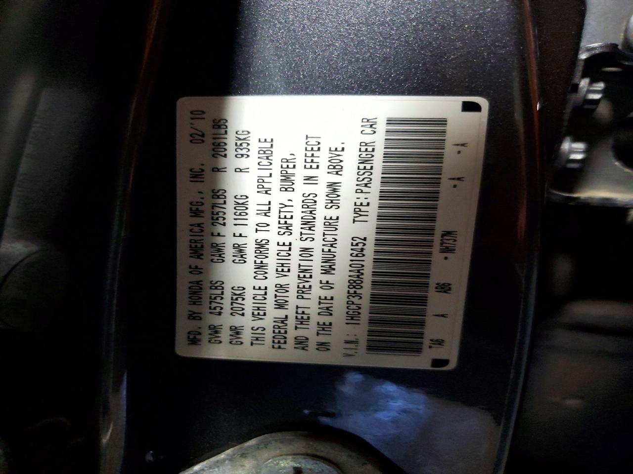 Honda Accord Exl