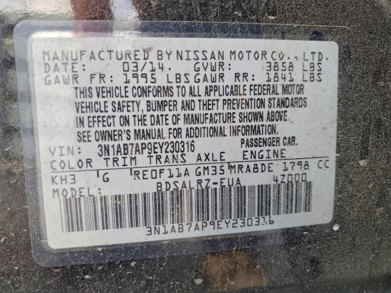 Nissan Sentra Sr