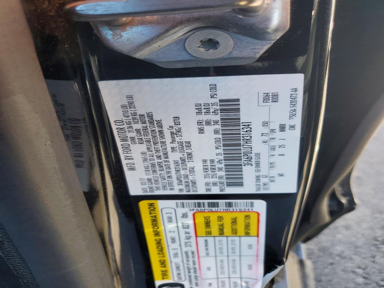Ford Fusion Se Hybrid