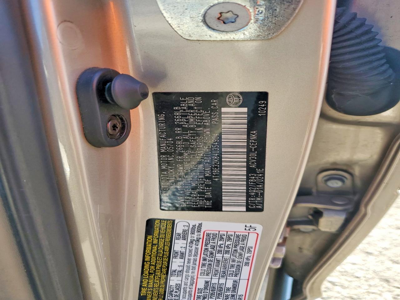 Toyota Camry Le