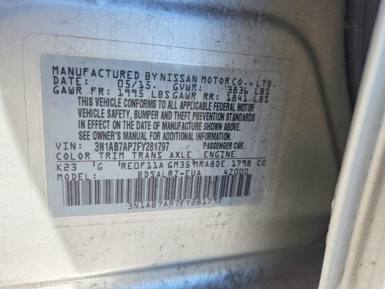 Nissan Sentra Sr