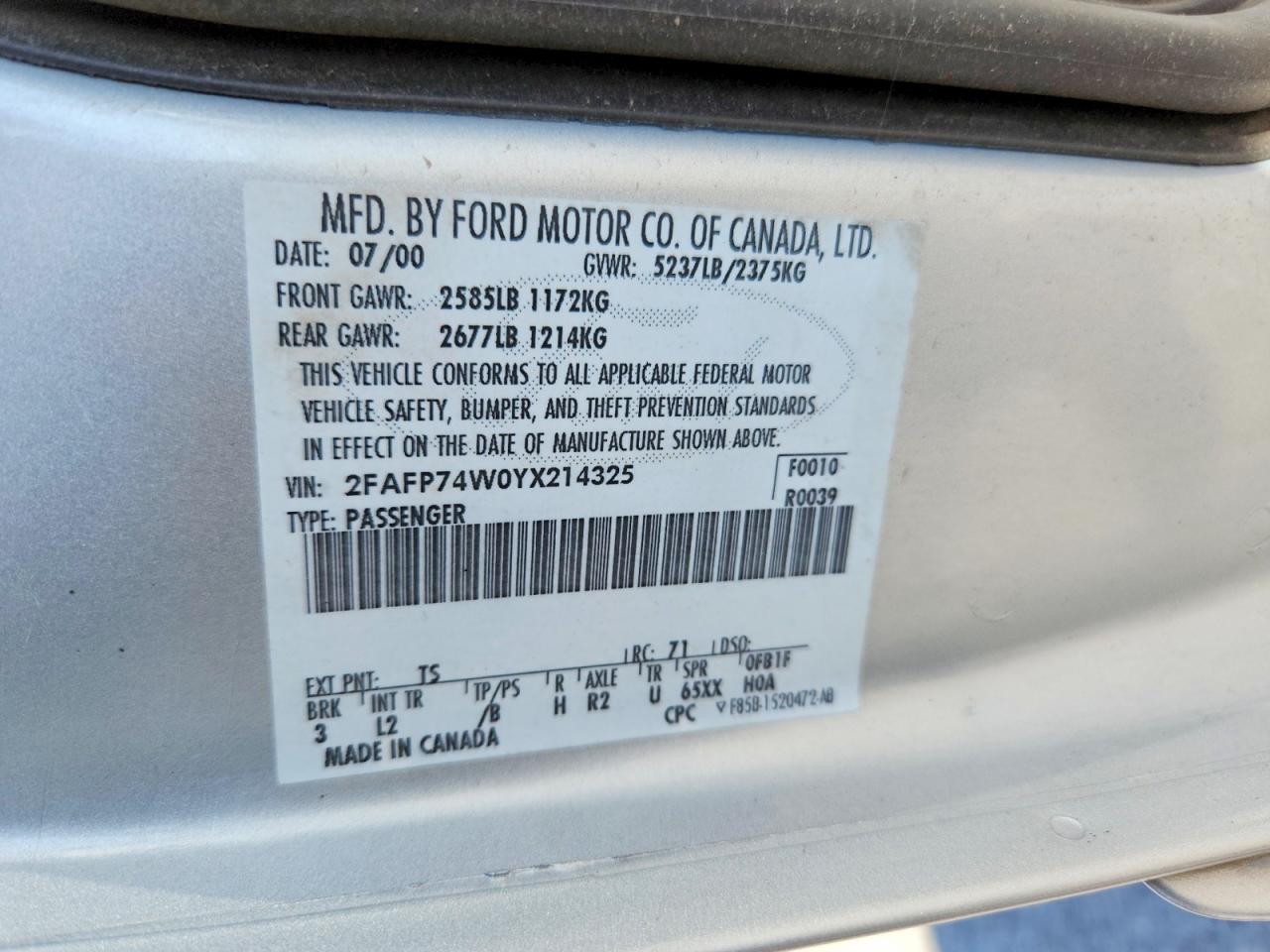 Ford Crown Vic Lx