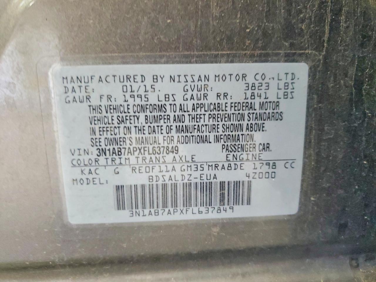 Nissan Sentra Sv