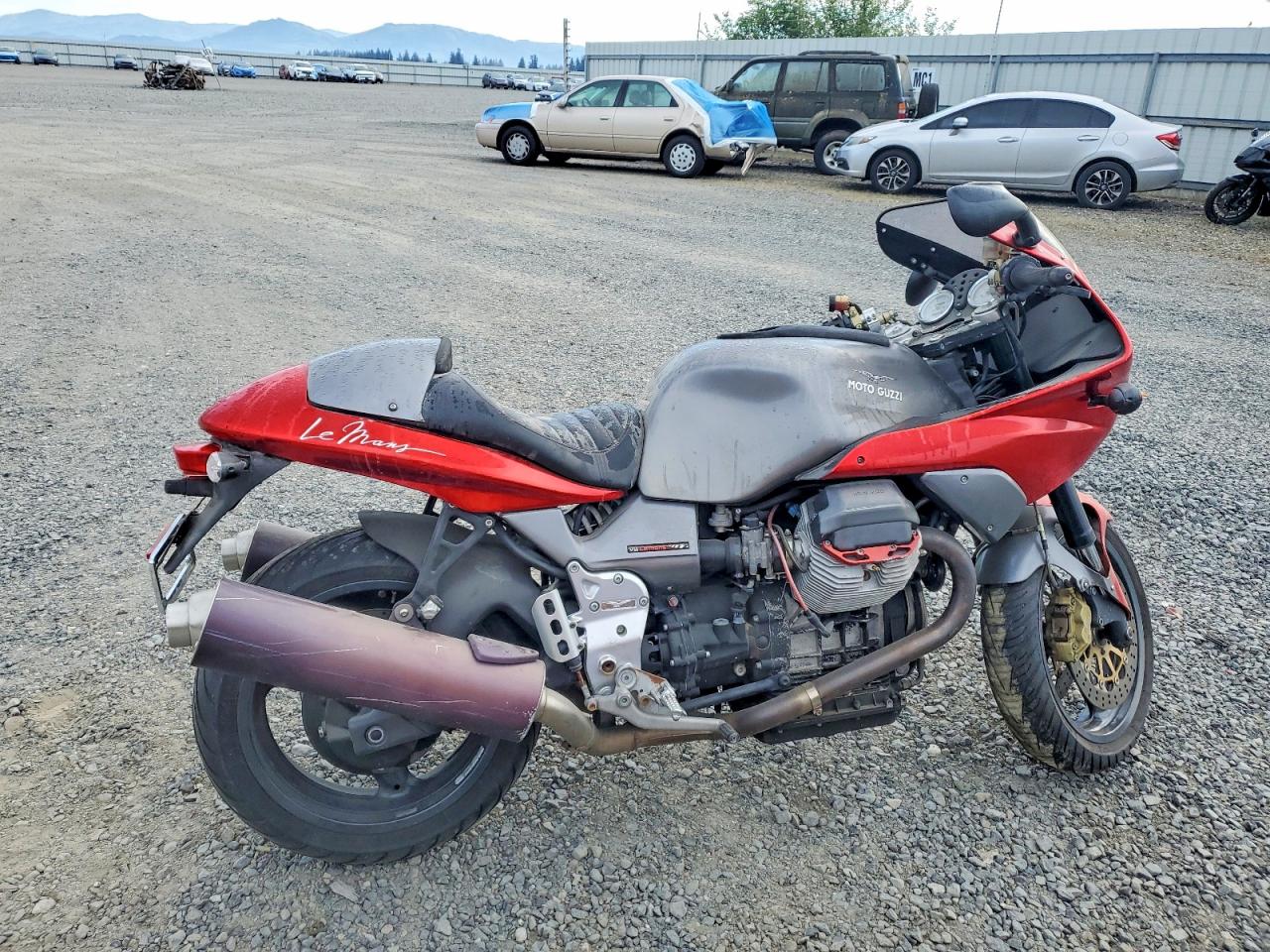 Salvage Moto Guzzi Motorcycle Image