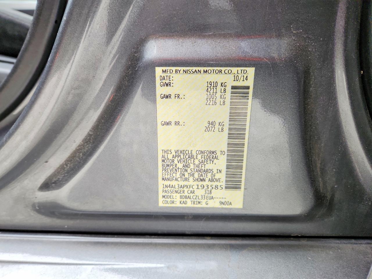 Nissan Altima 2.5 S