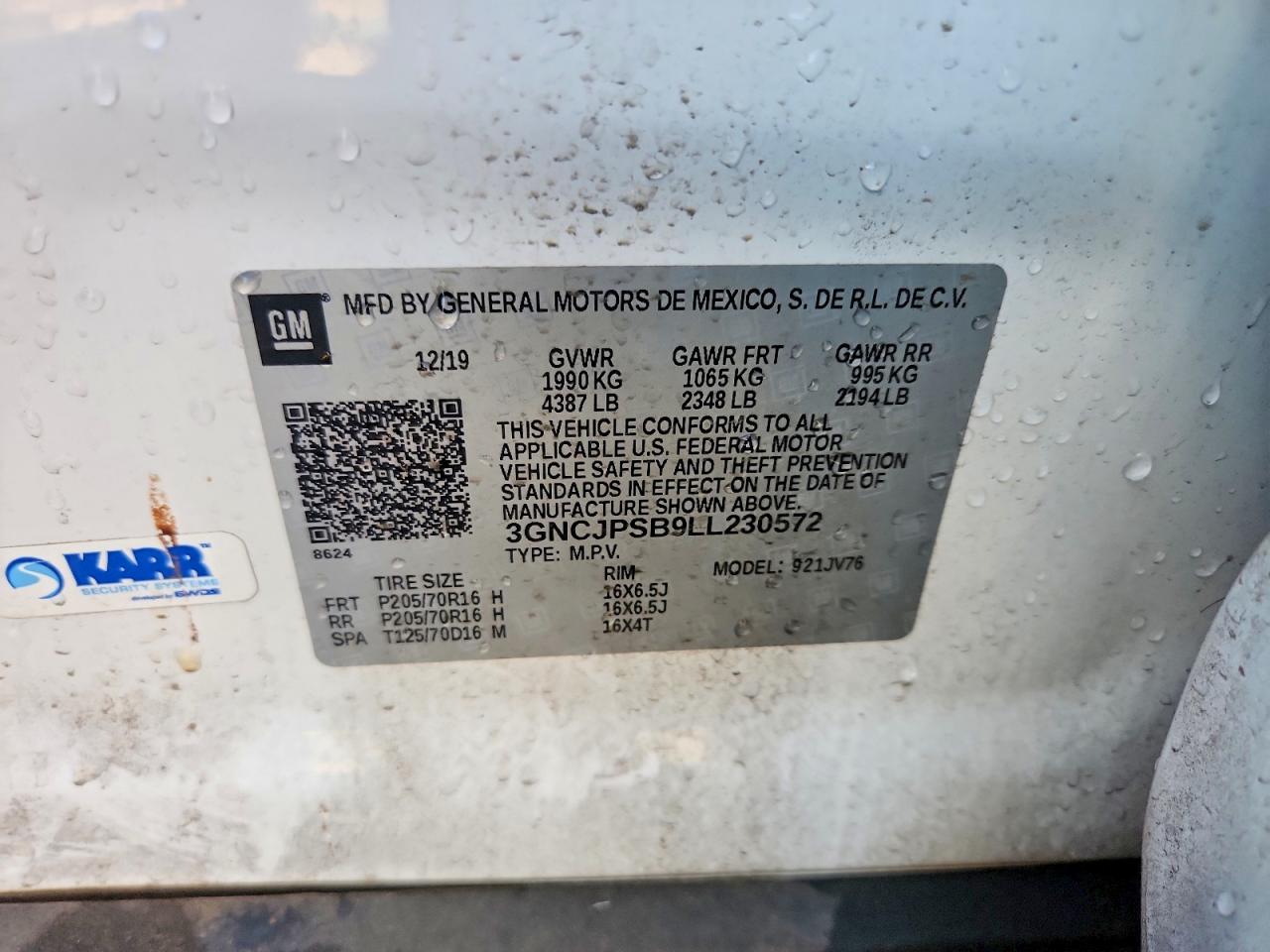 Chevrolet Trax 1lt