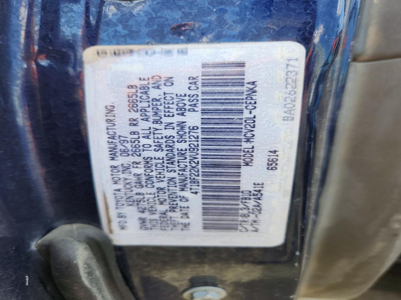 Toyota Camry Le V6