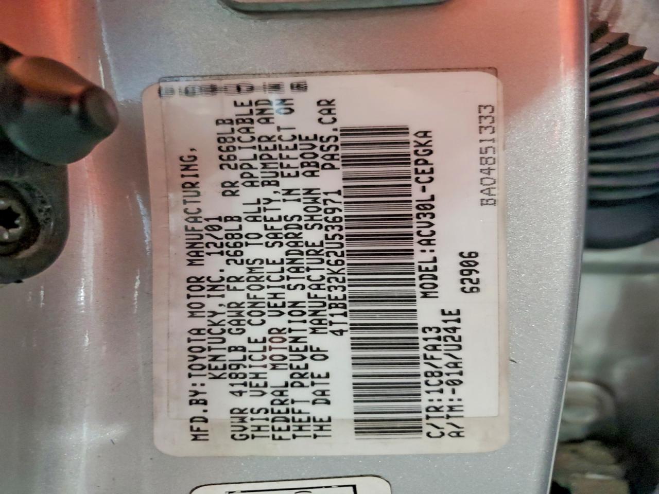 Toyota Camry Xle