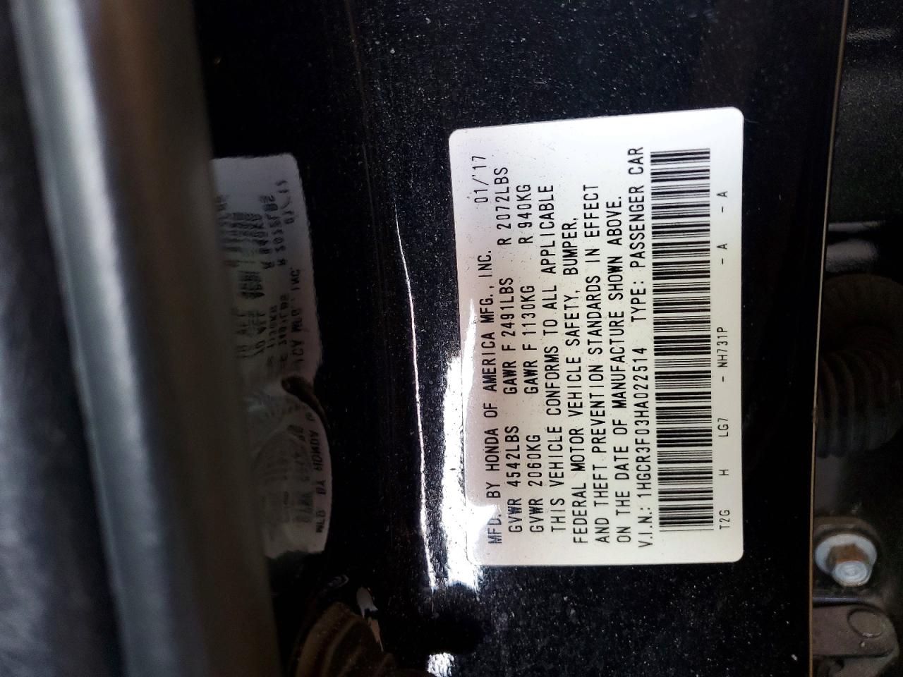 Honda Accord Exl