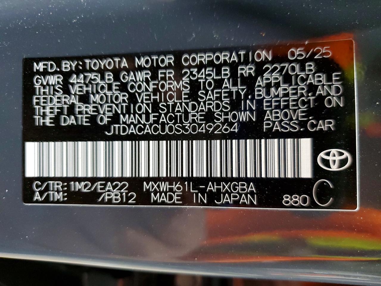 Toyota Prius Xse