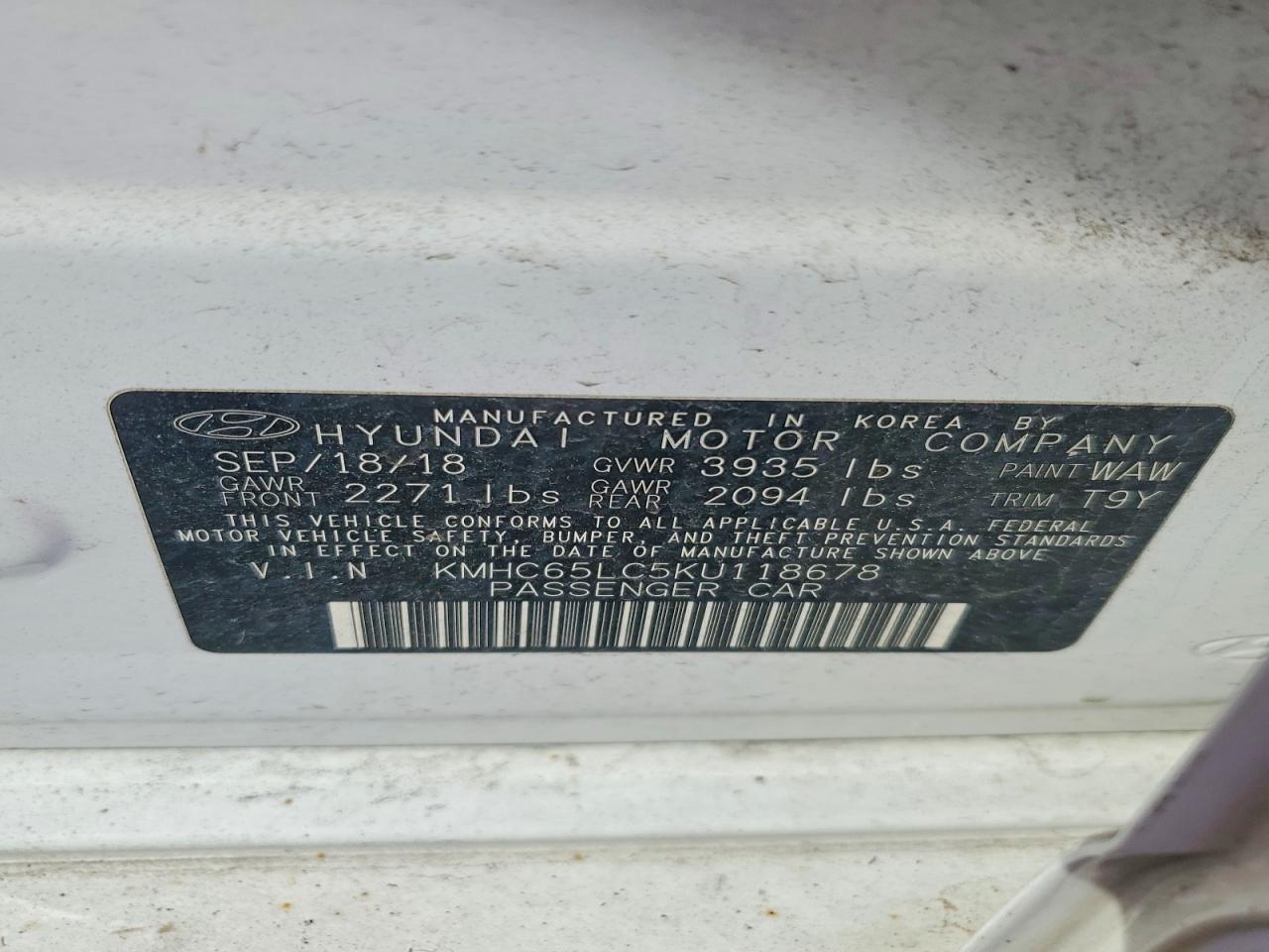 Hyundai Ioniq Blue