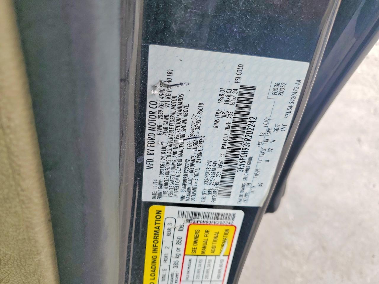 Ford Fusion Se