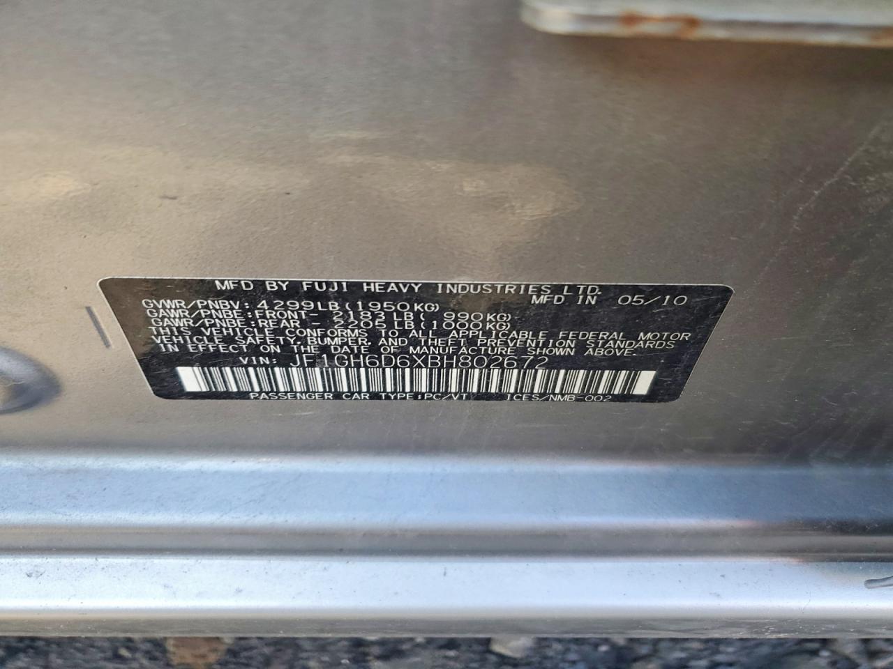 Subaru Impreza Outback Sport