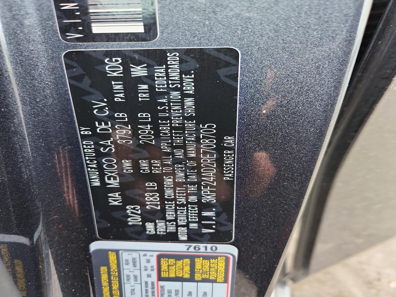 Kia Forte Lxs