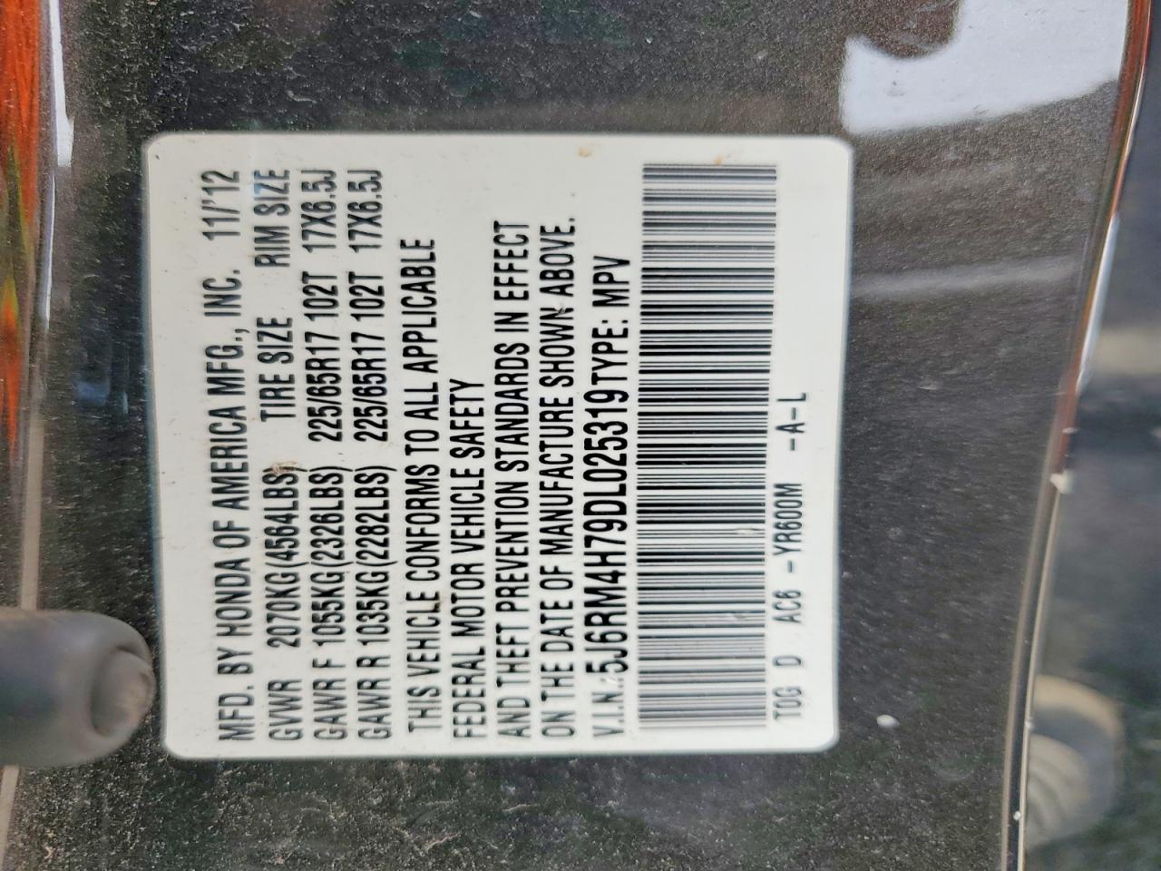 Honda Crv Exl