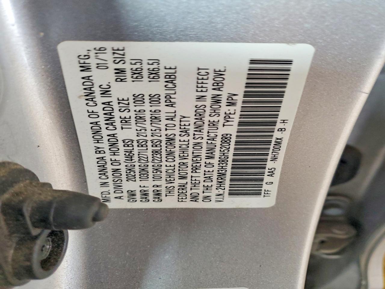 Honda Crv Lx