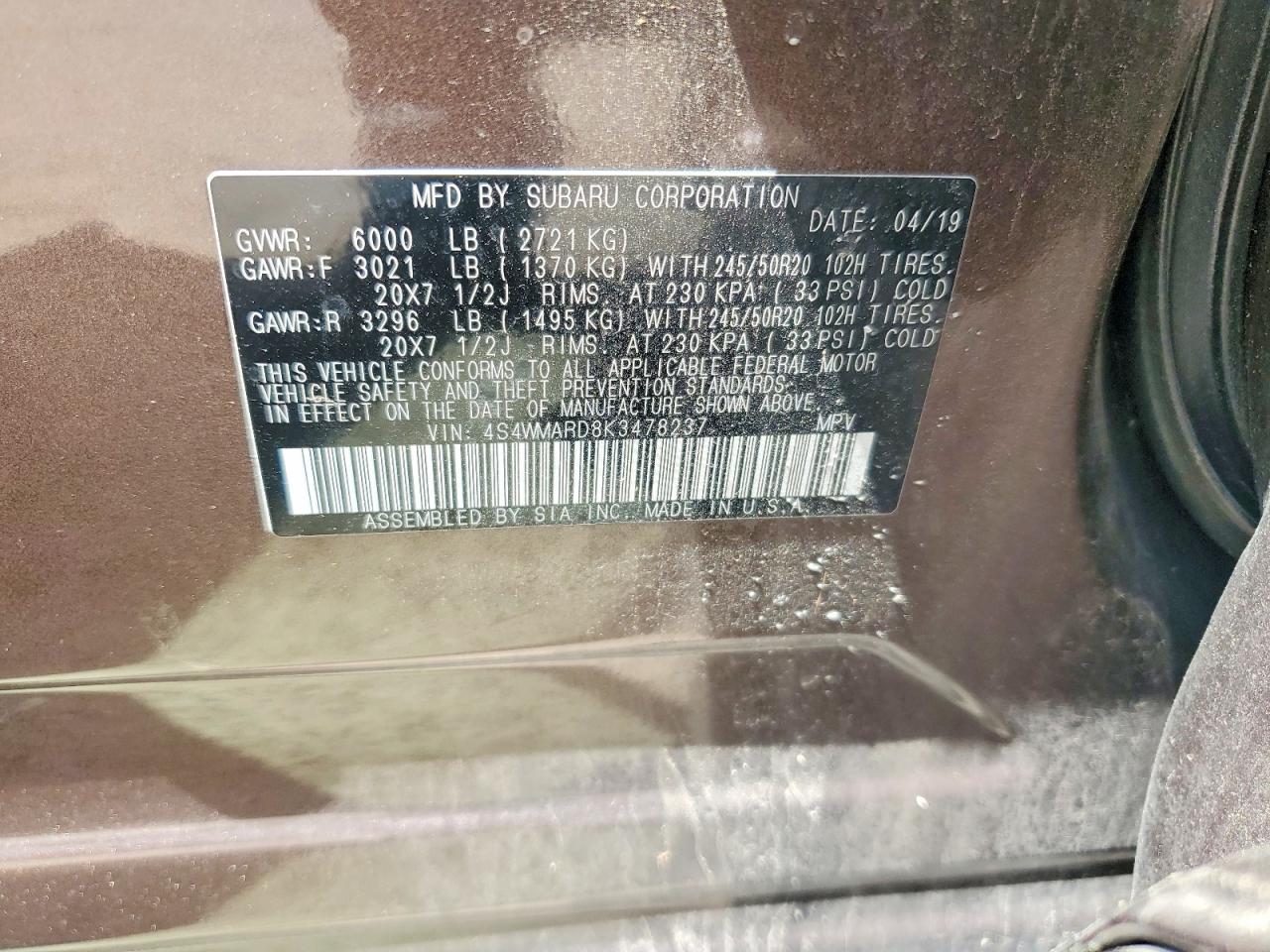 Subaru Ascent Touring