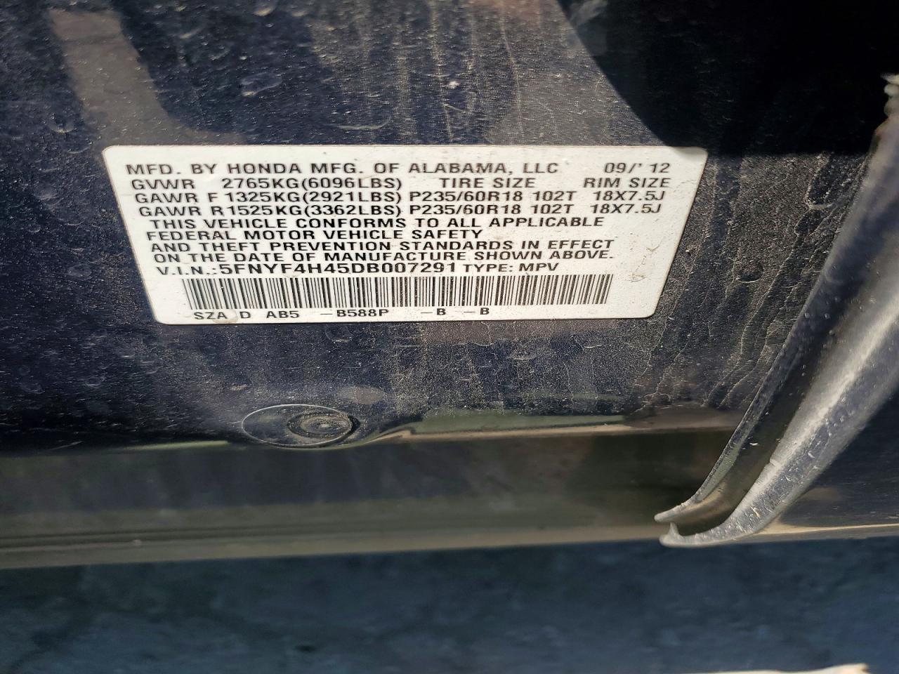 Honda Pilot Ex