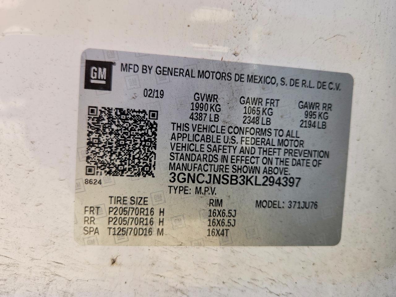 Chevrolet Trax Ls