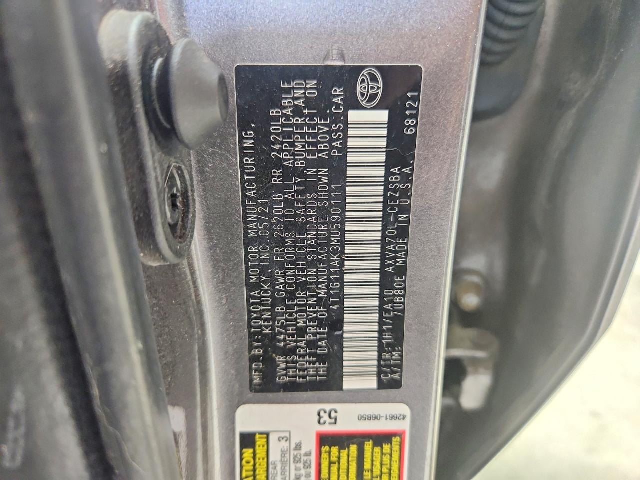 Toyota Camry Se