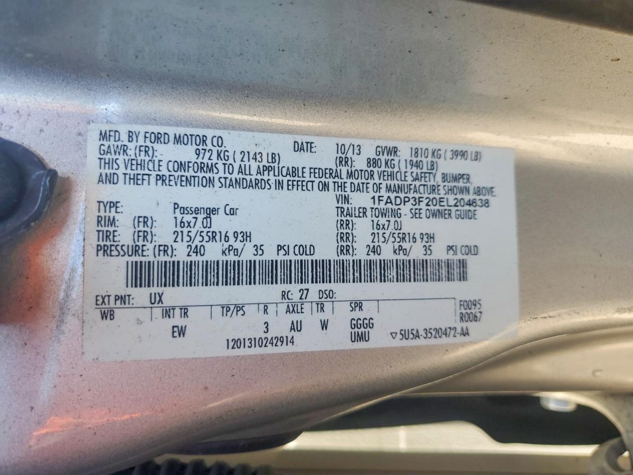 Ford Focus Se
