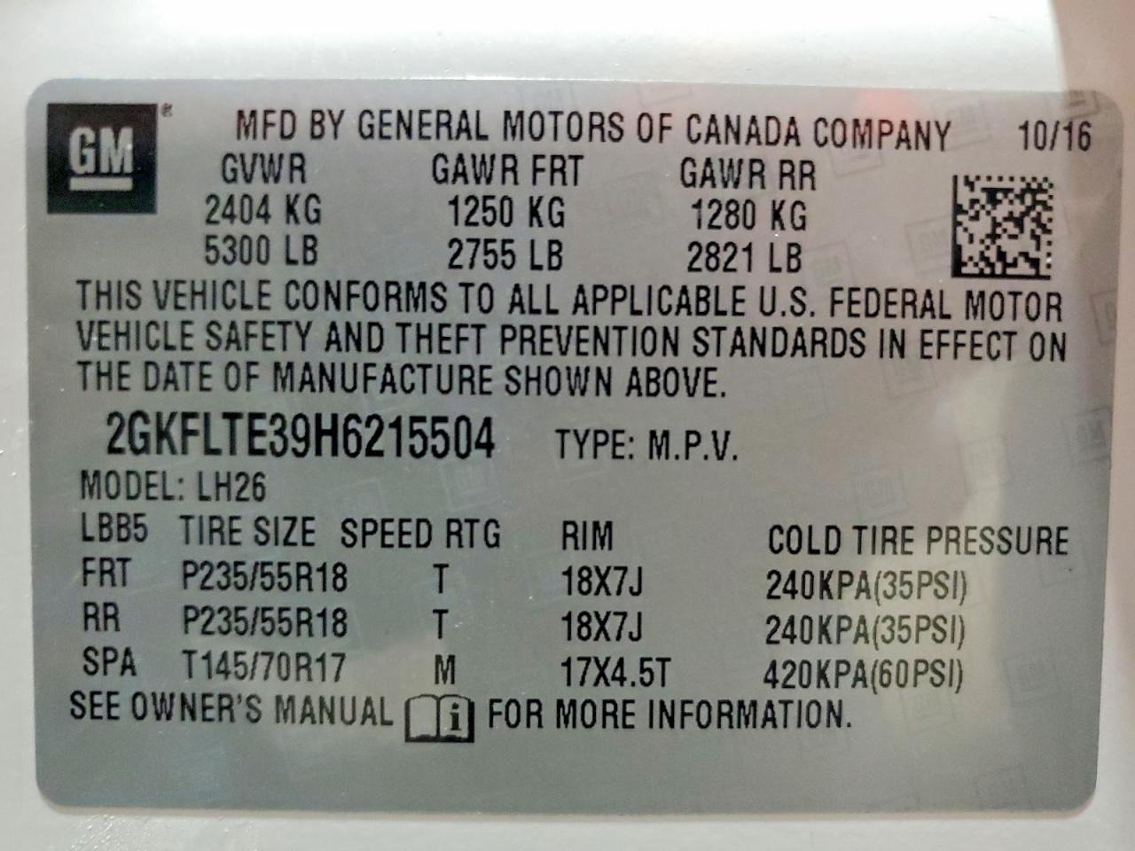 GMC Terrain Sle