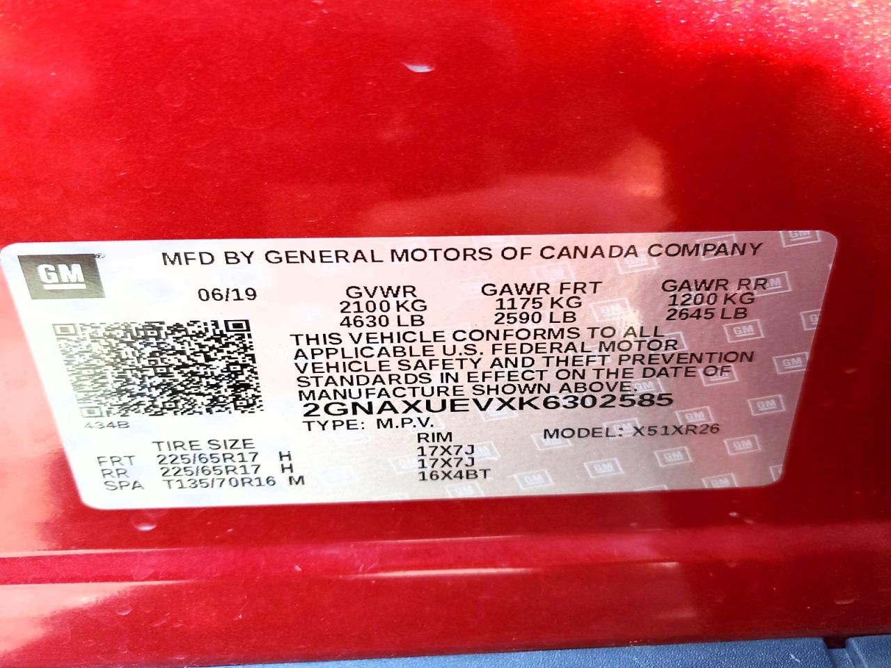 Chevrolet Equinox Lt