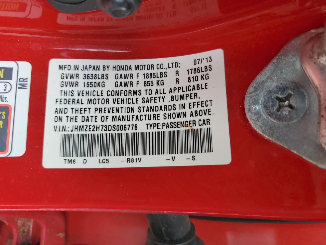 Honda Insight Ex