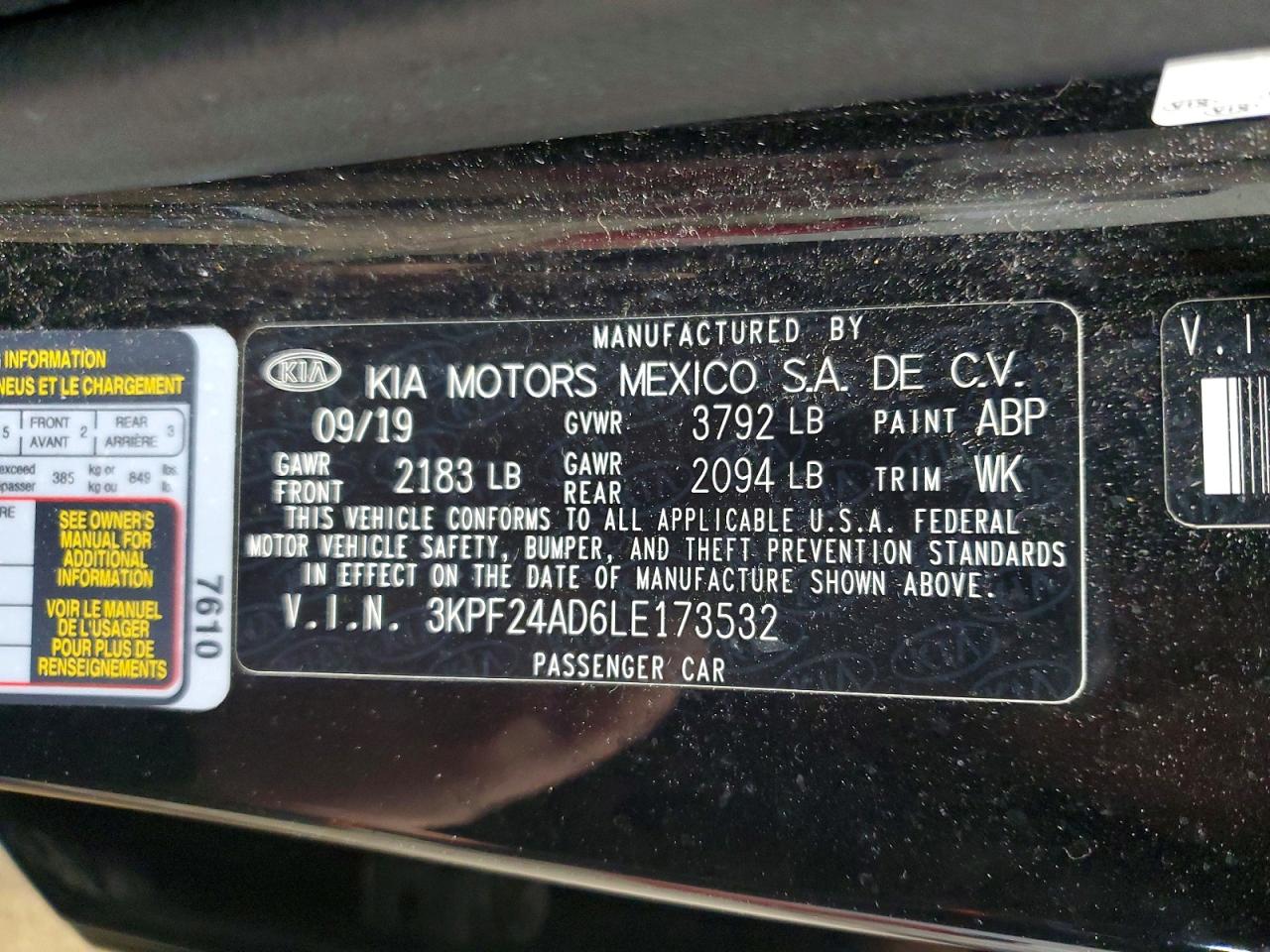 Kia Forte Lxs