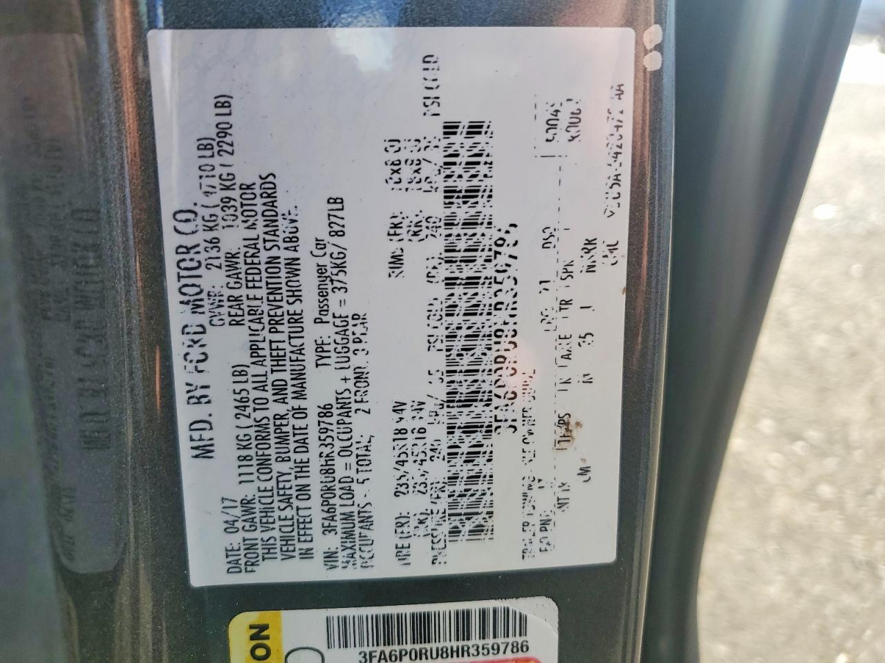 Ford Fusion Titanium Hev