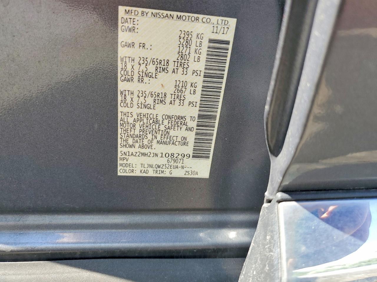Nissan Murano Sv