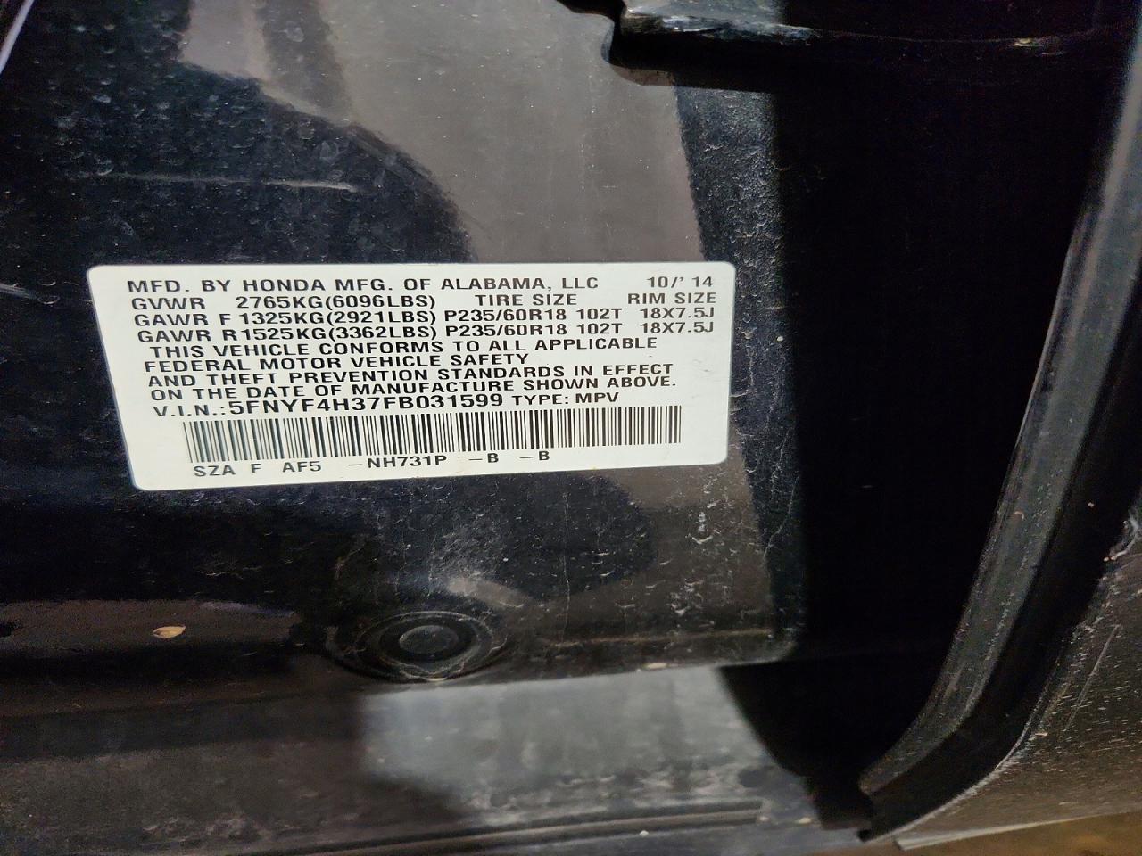 Honda Pilot Se