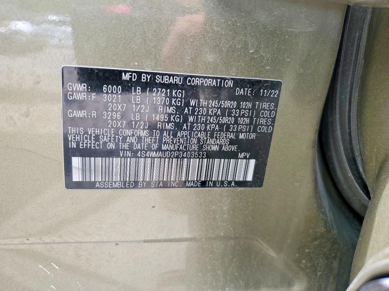 Subaru Ascent Limited