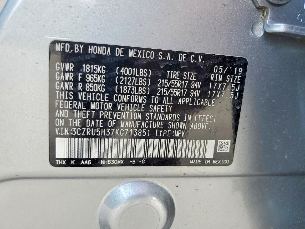 Honda HR-V Lx