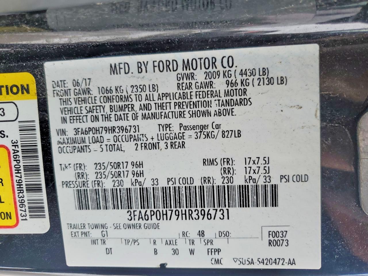 Ford Fusion Se