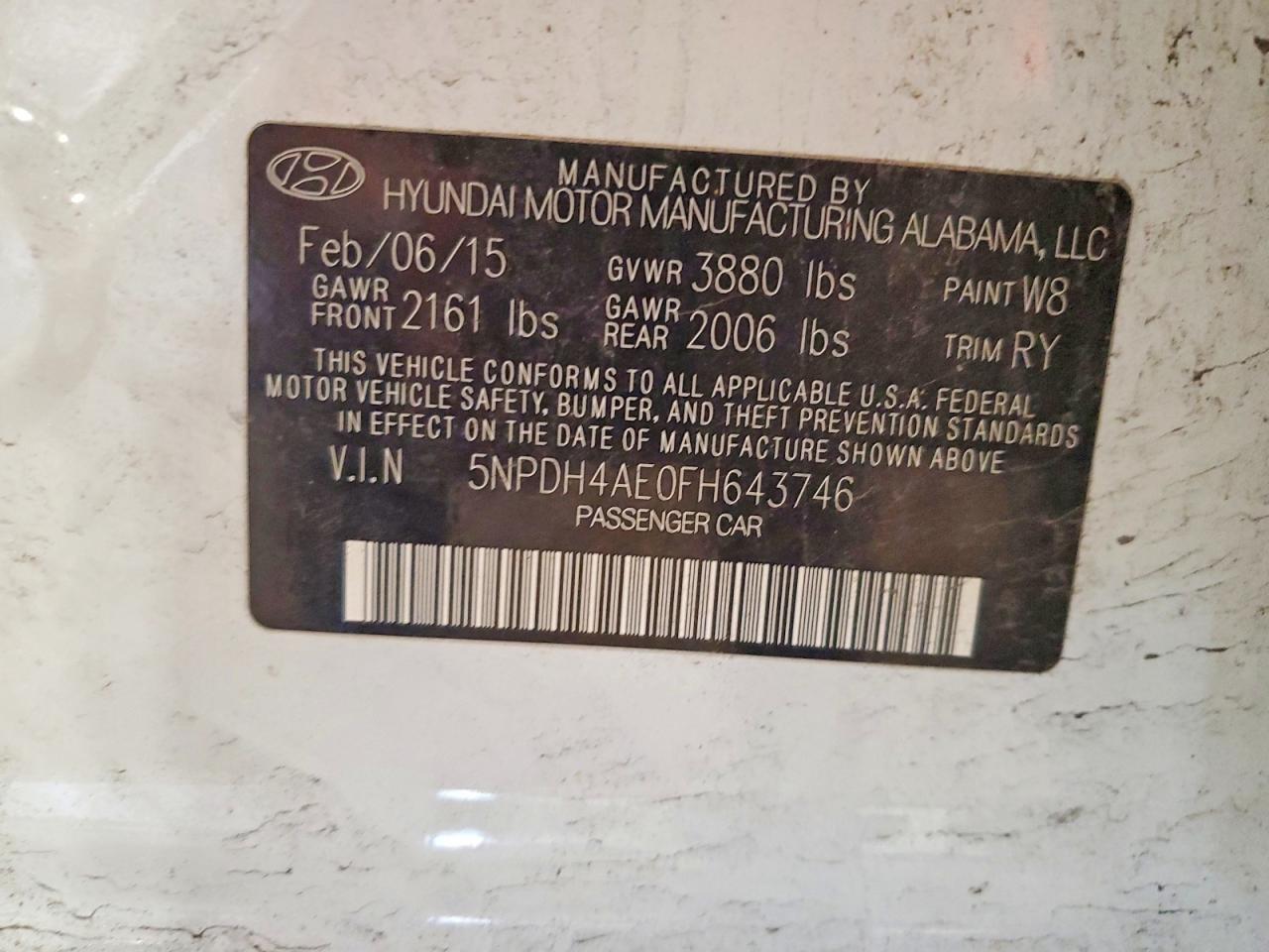 Hyundai ELANTRA Se