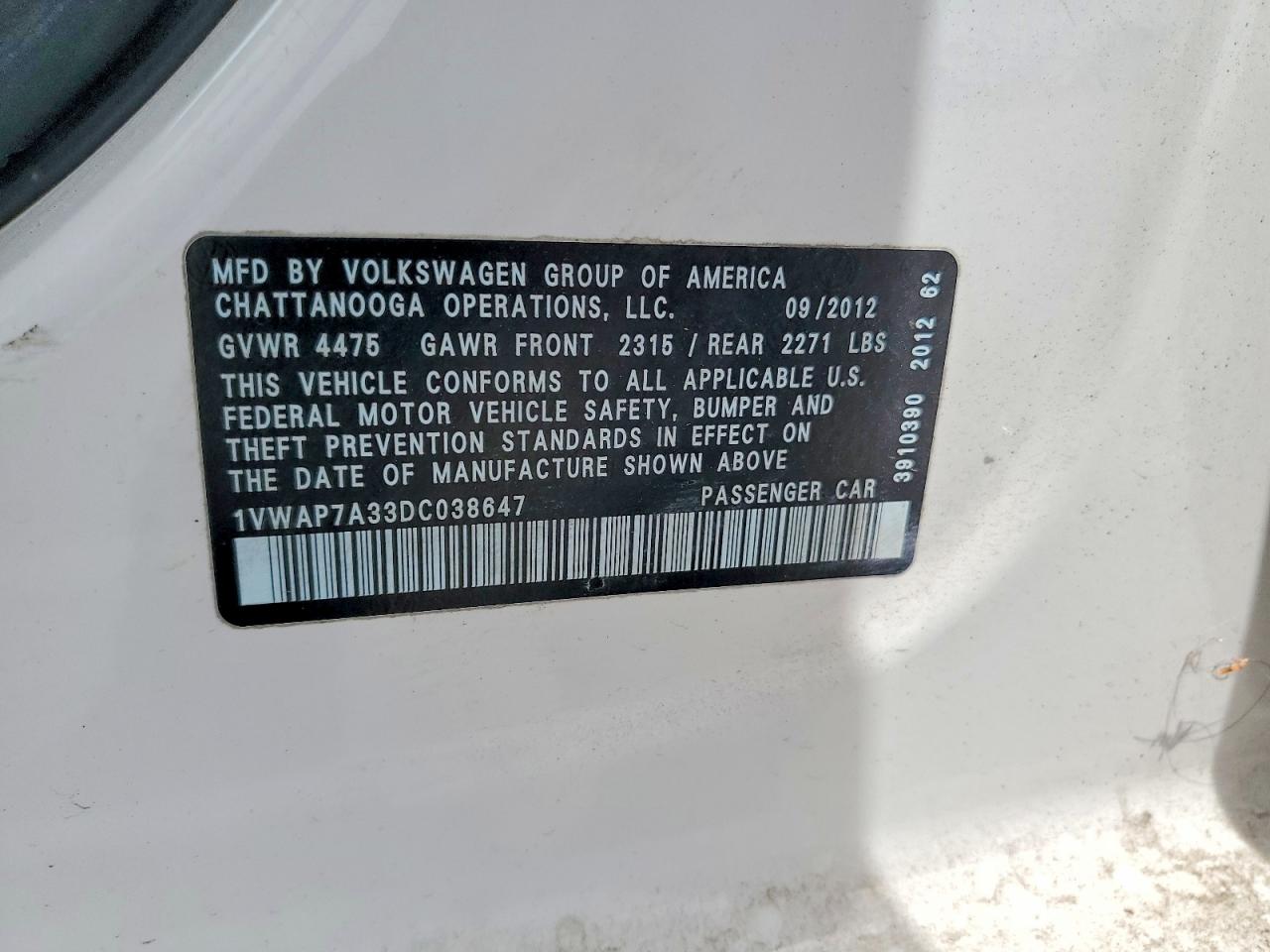 Volkswagen Passat S