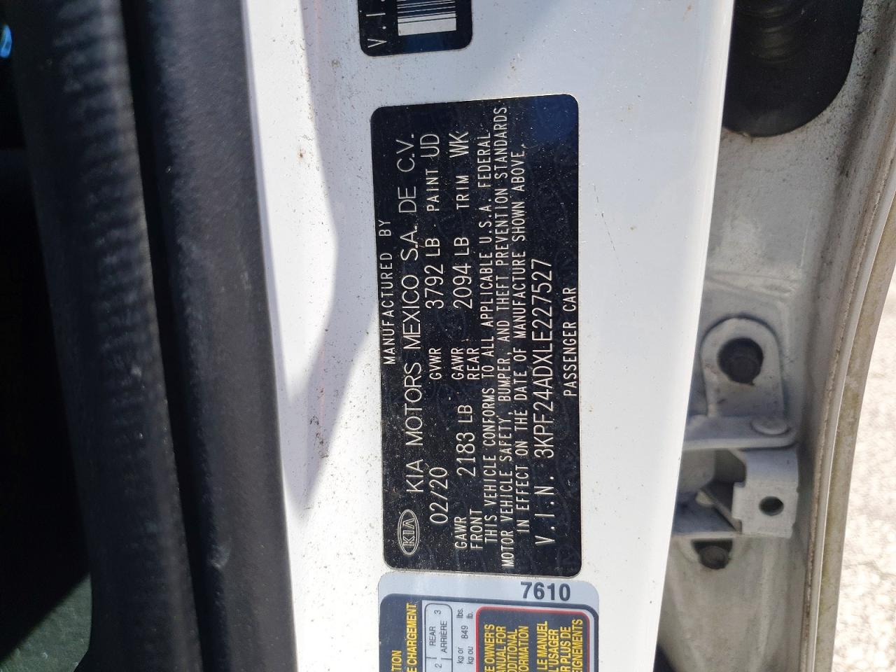 Kia Forte Lxs