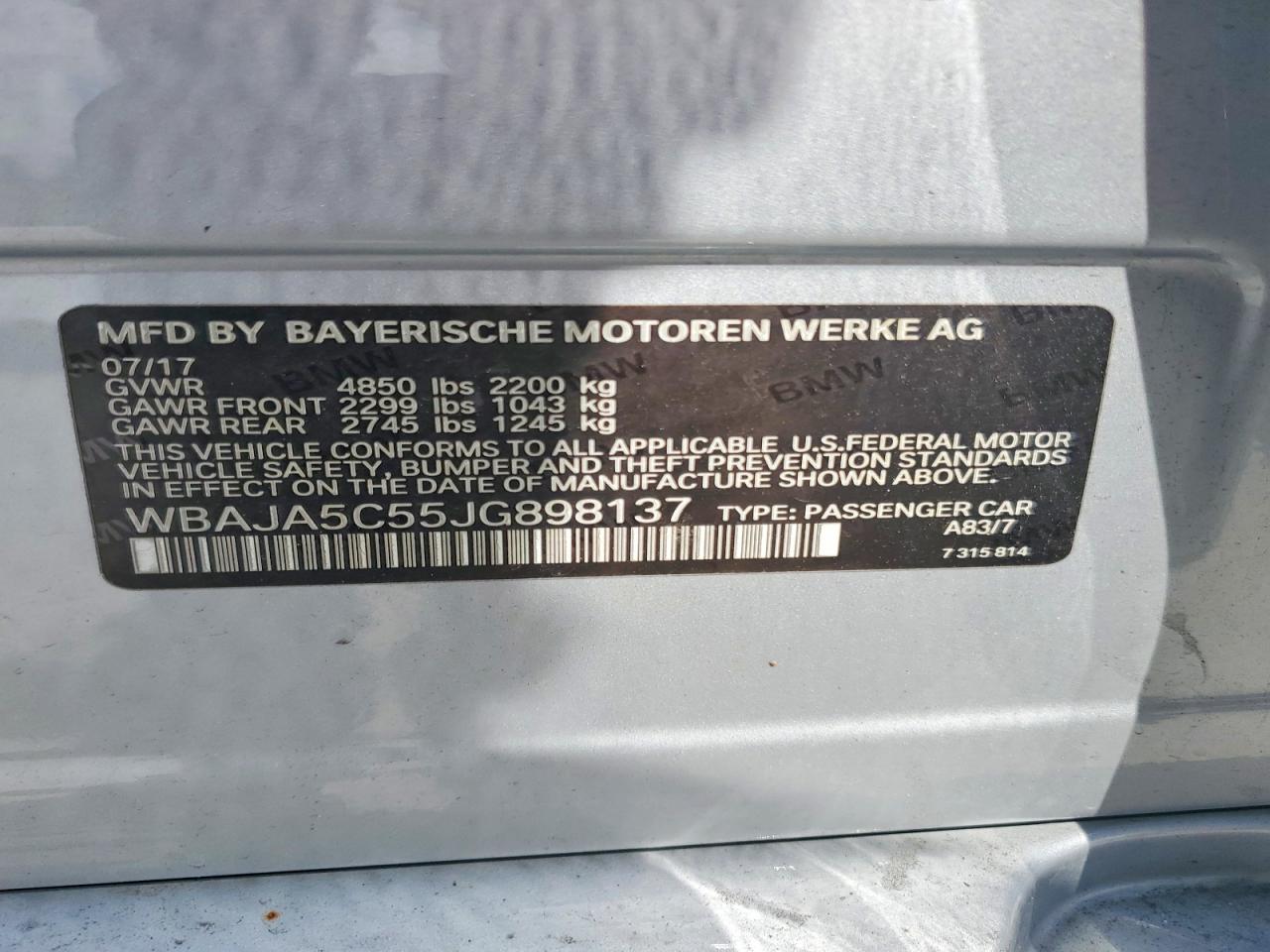 BMW 5 Series I