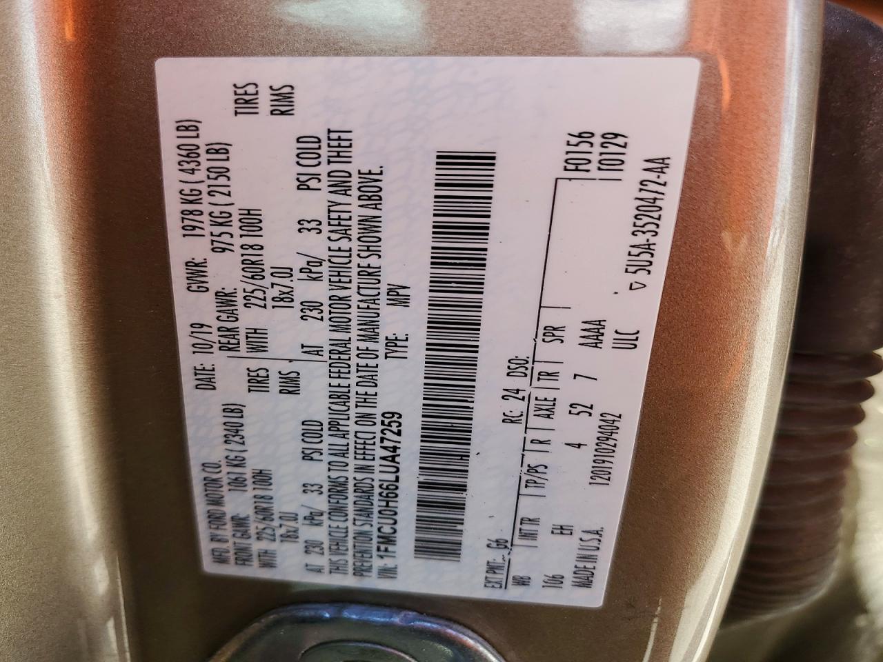 Ford Escape Sel