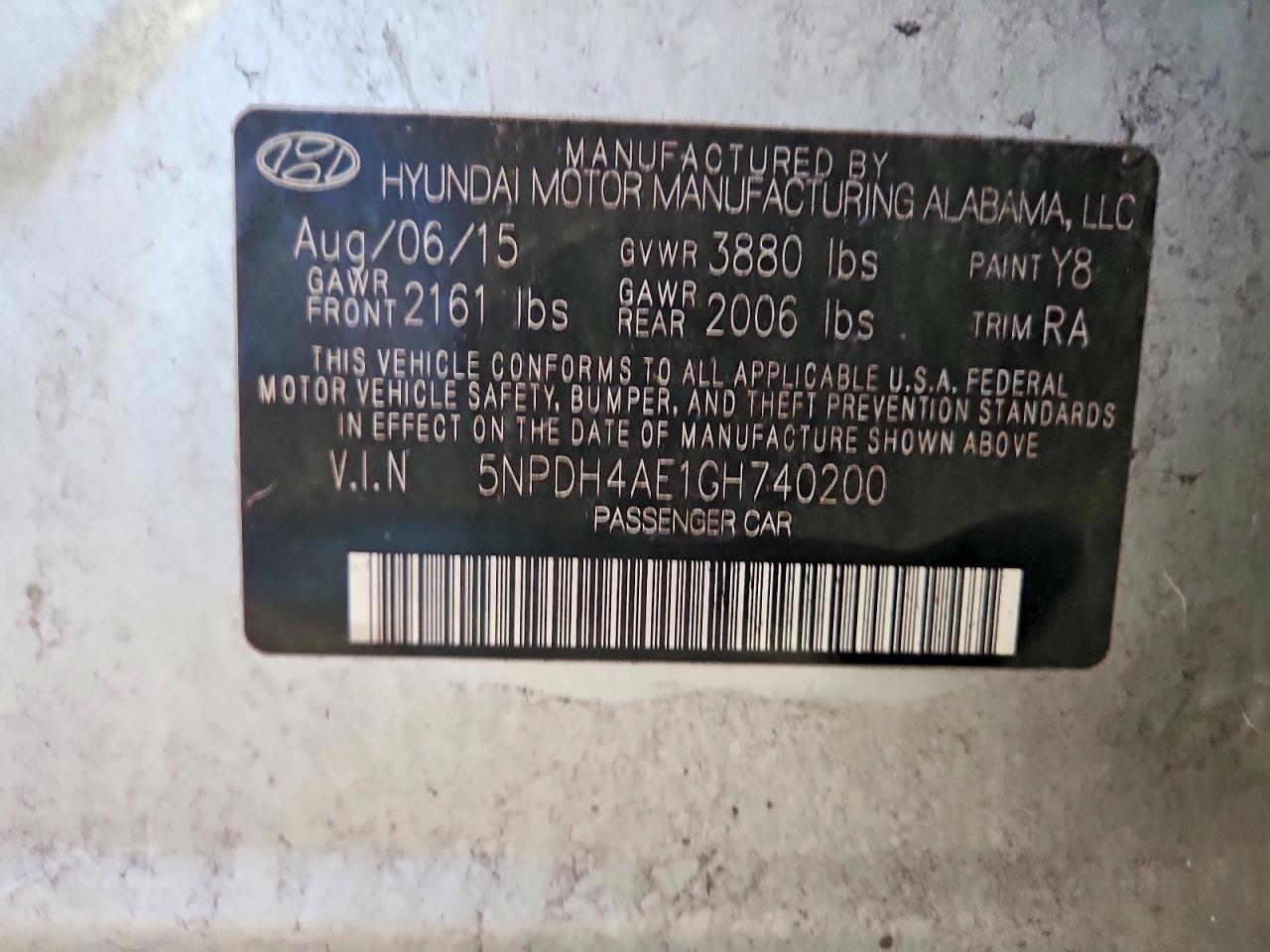 Hyundai ELANTRA Se