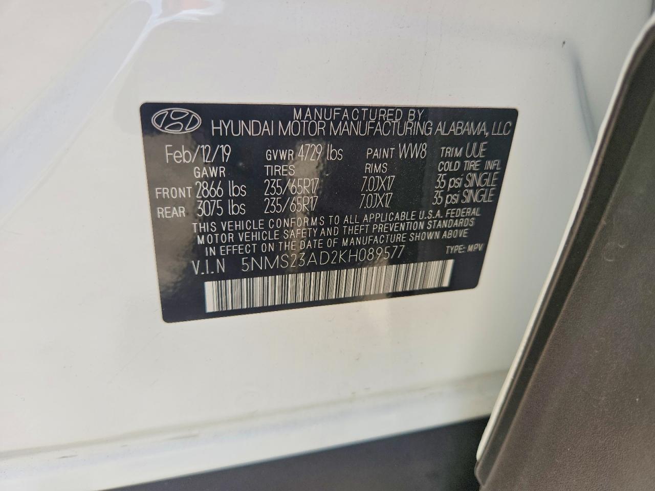 Hyundai SANTA FE Se