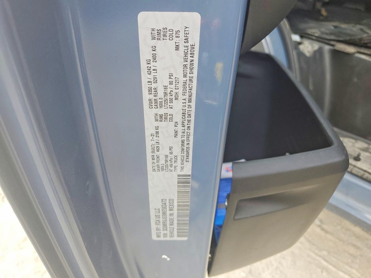 Ram Promaster 3500 High