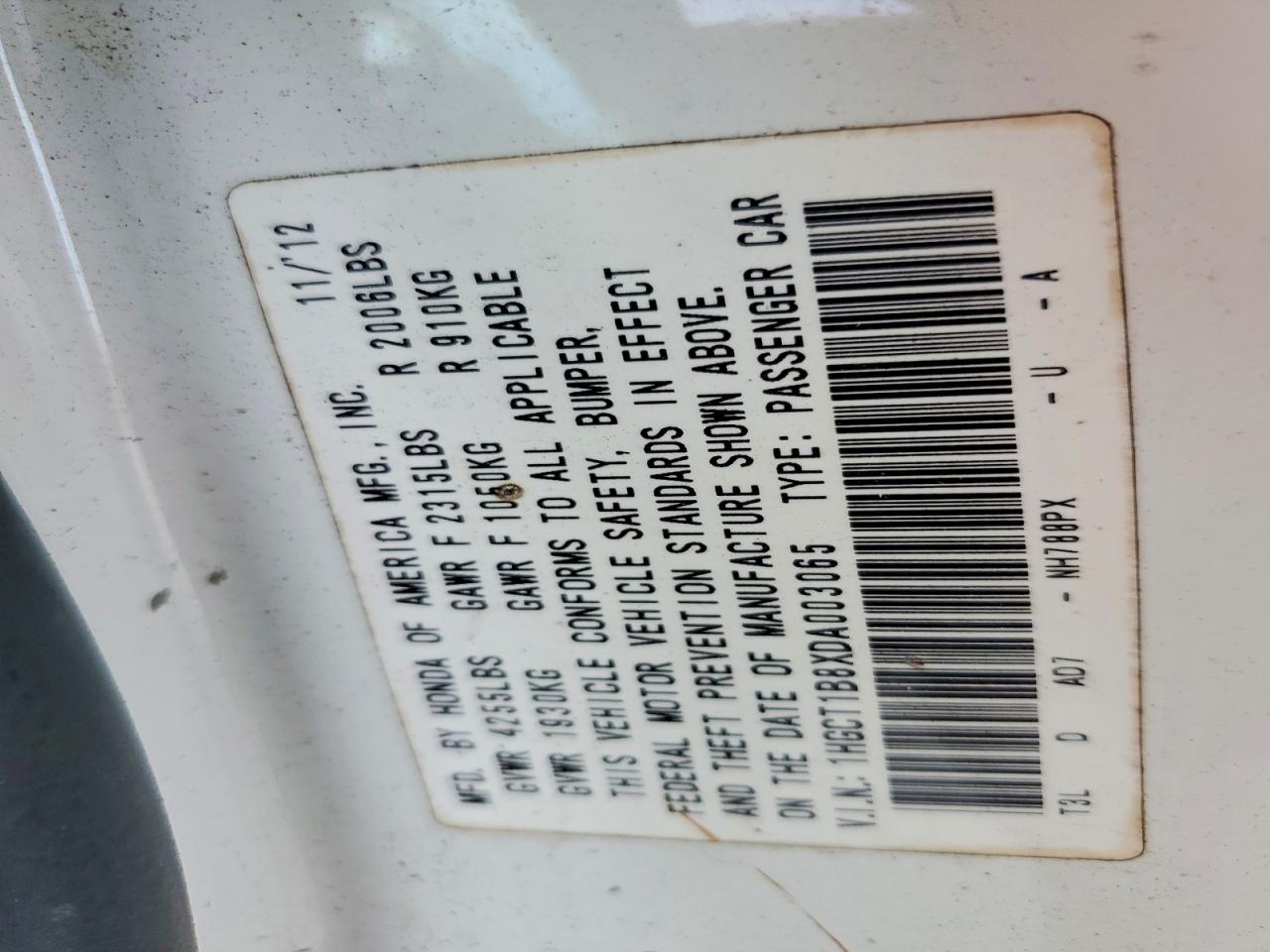 Honda Accord Exl