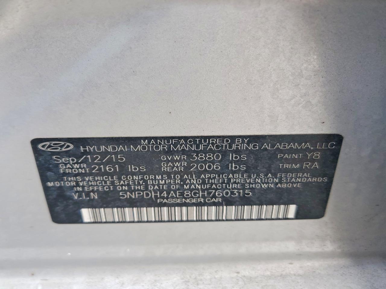 Hyundai ELANTRA Se