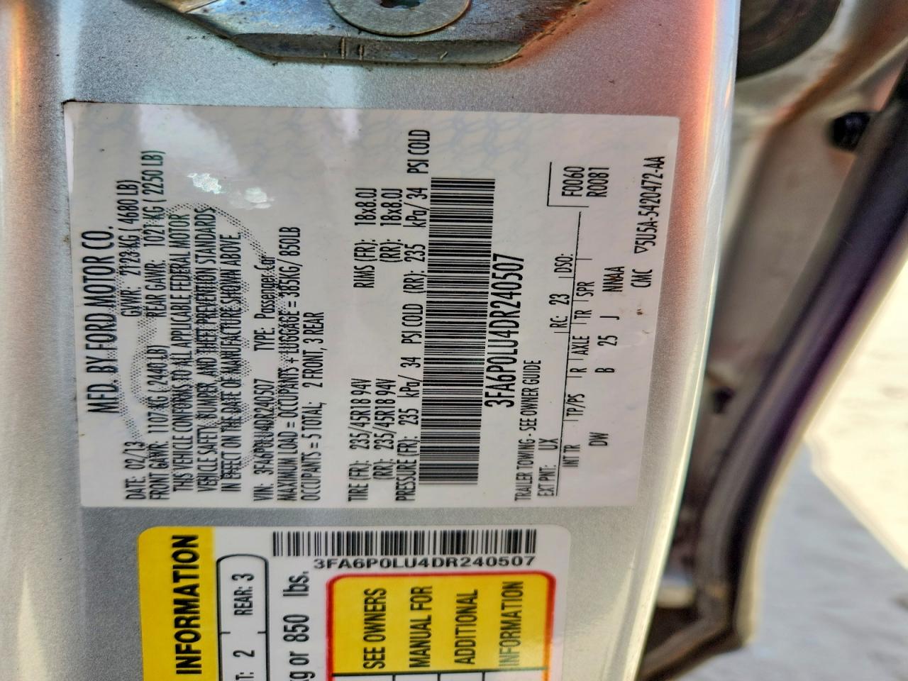 Ford Fusion Se Hybrid