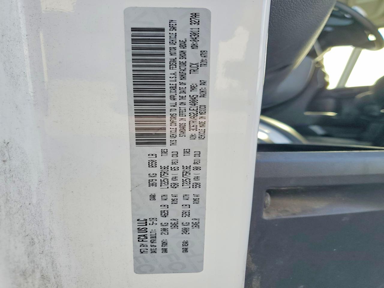 Ram Promaster 1500 Standard