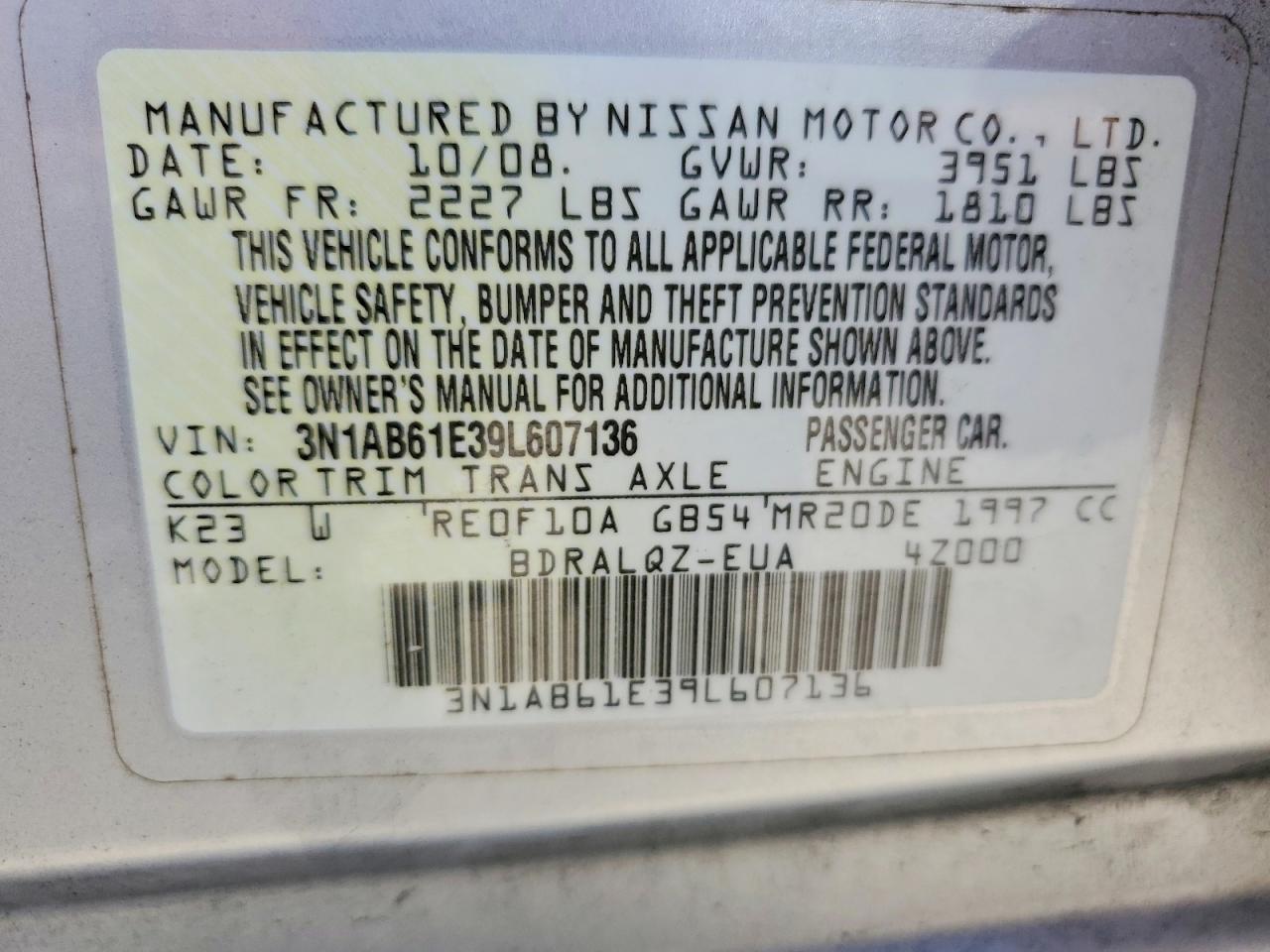 Nissan Sentra 2.0